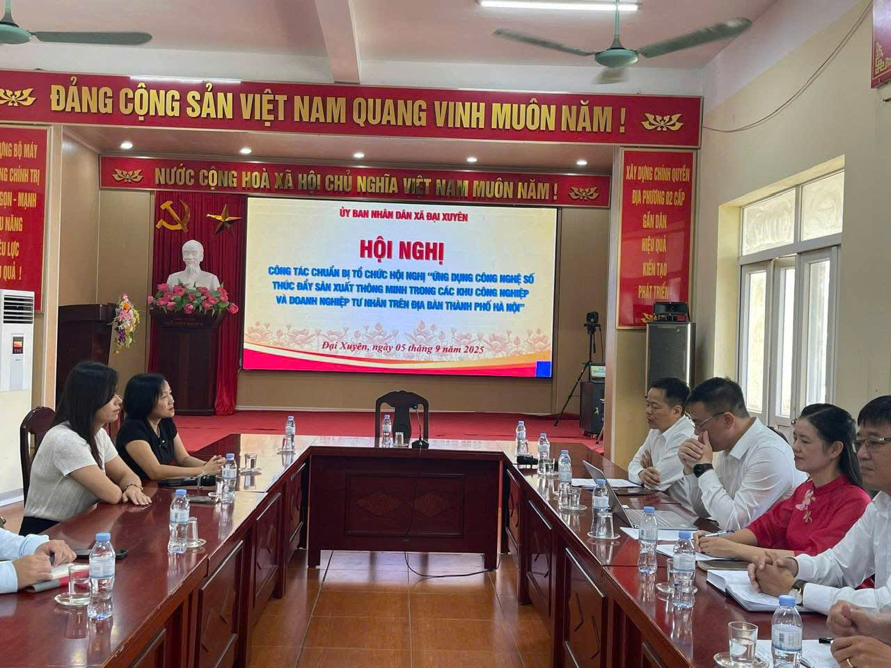 Xã Đại Xuyên chuẩn bị hội nghị chuyển đổi số: Thúc đẩy doanh nghiệp bước vào kỷ nguyên sản xuất thông minh