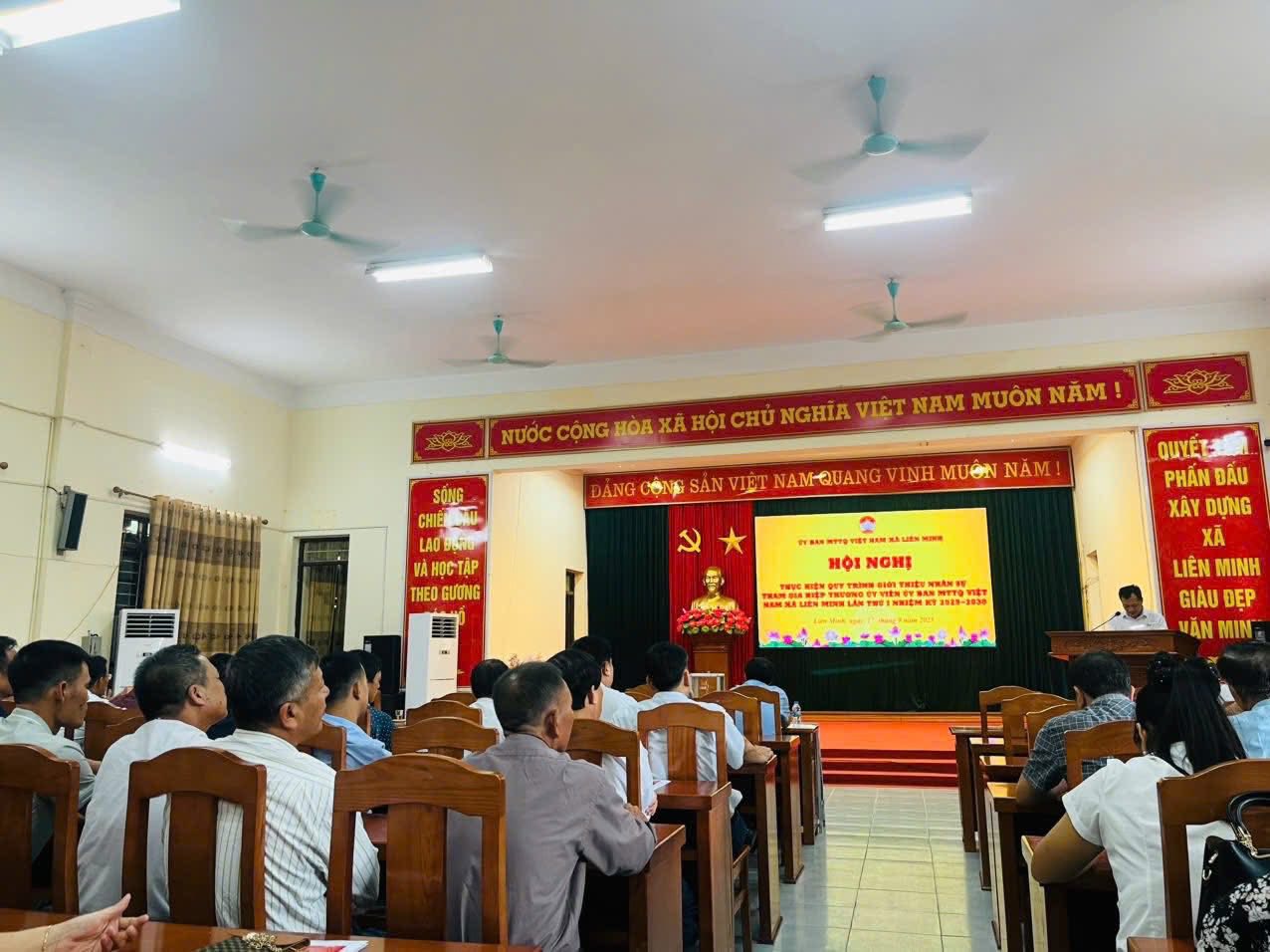 MTTQ xã Liên Minh chuẩn bị nhân sự cho nhiệm kỳ mới, hướng tới củng cố khối đại đoàn kết toàn dân