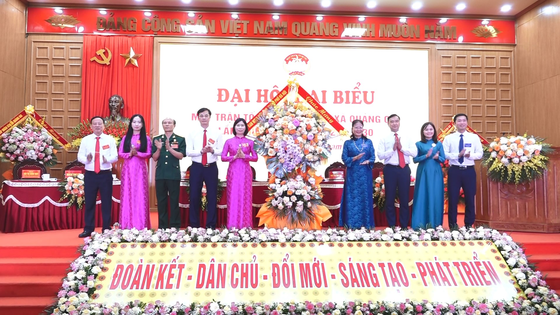 Đại hội đại biểu MTTQ xã Quảng Oai nhiệm kỳ 2025-2030: Phát huy khối đại đoàn kết, xây dựng hệ thống chính trị cơ sở vững mạnh