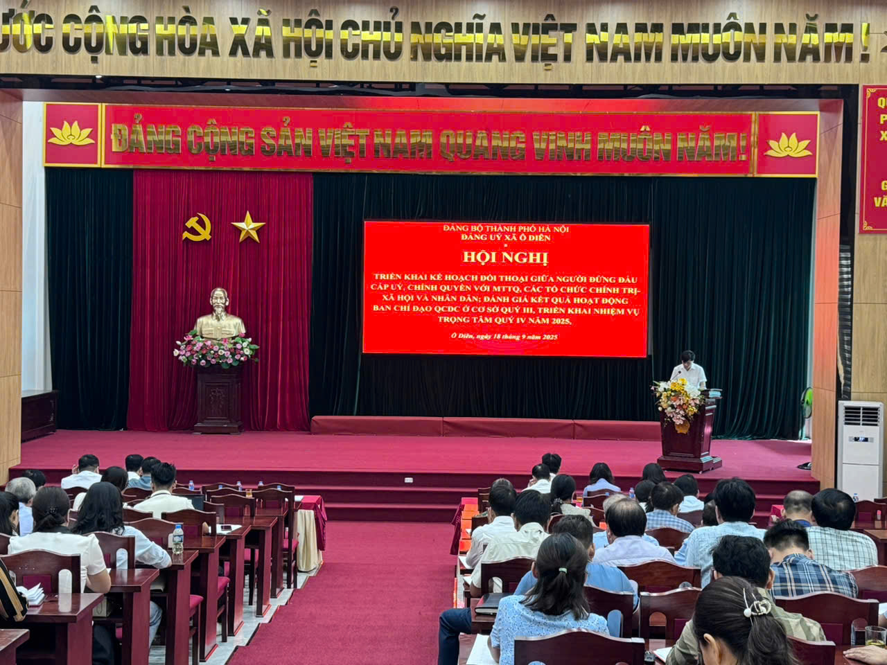 Xã Ô Diên quán triệt nghị quyết, triển khai đối thoại và thực hiện Luật dân chủ cơ sở: Tạo đồng thuận, củng cố niềm tin của nhân dân