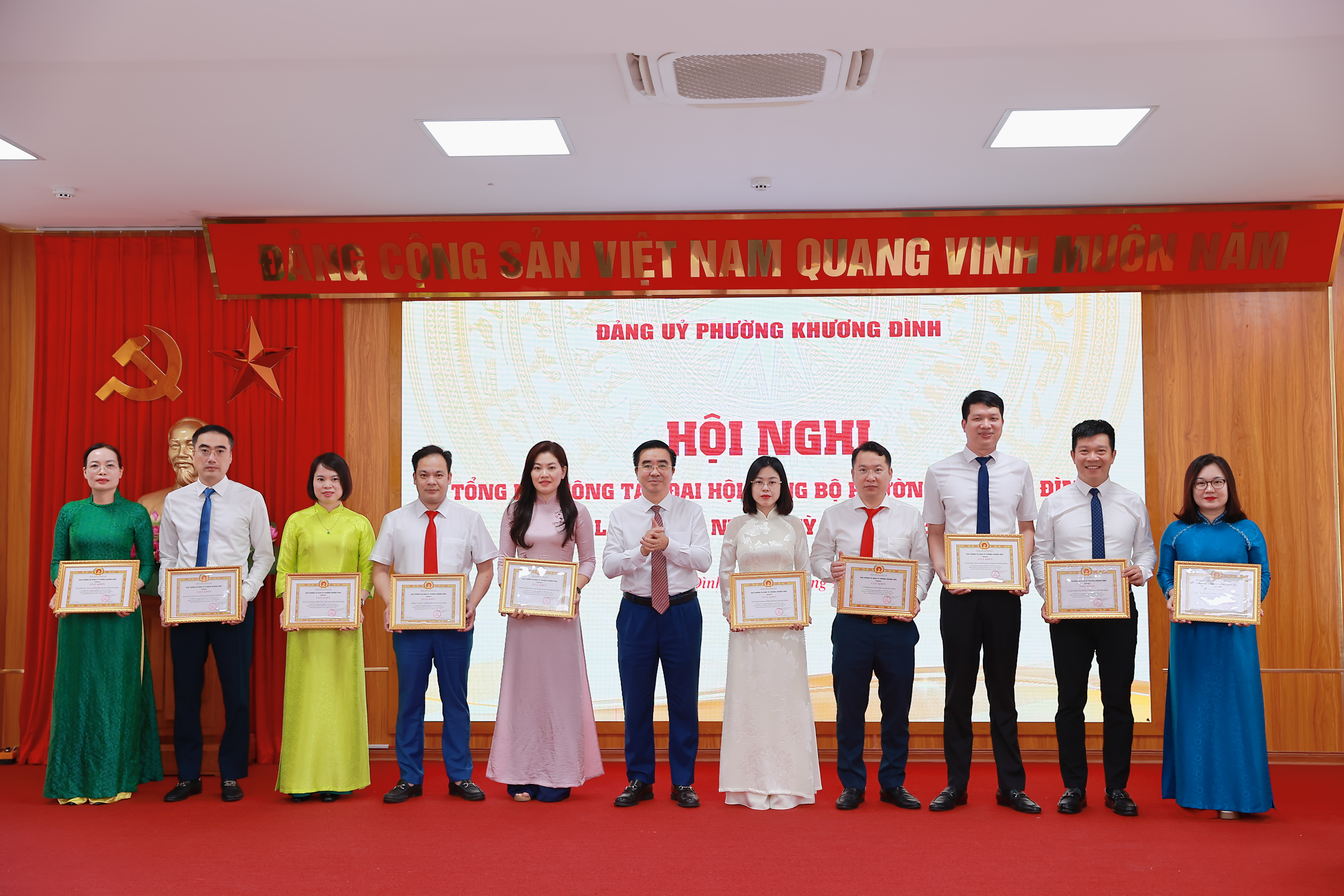 Đảng bộ phường Khương Đình: Khẳng định quyết tâm ngay từ Đại hội đầu tiên