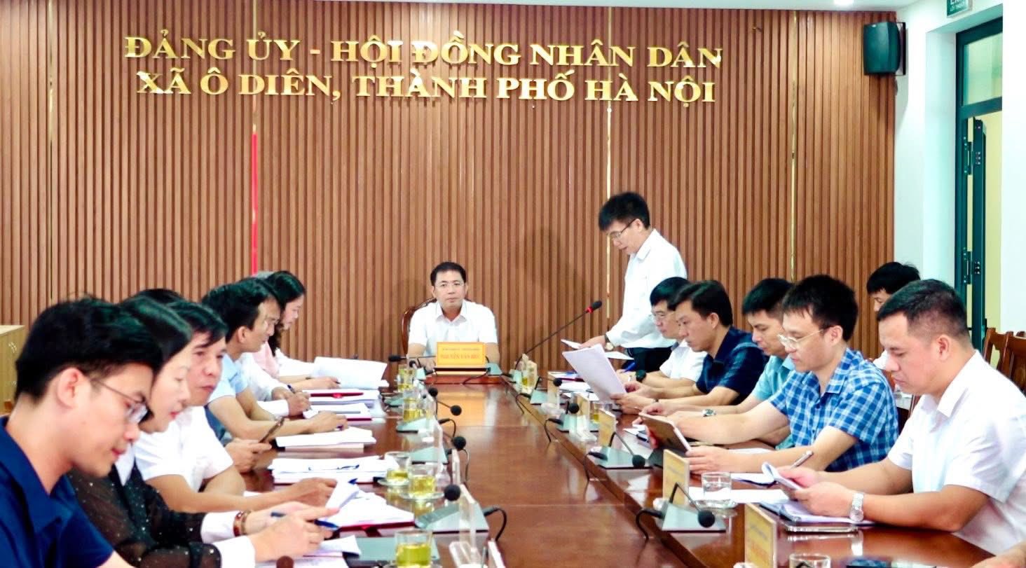 Hội nghị lần thứ hai, Ban Chấp hành Đảng bộ xã Ô Diên khóa I, nhiệm kỳ 2025 - 2030