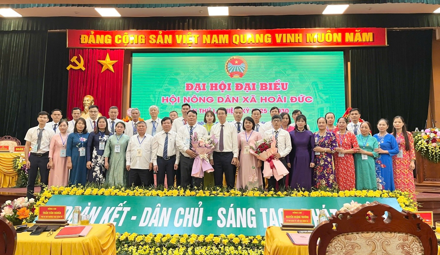 Đại hội đại biểu Hội Nông dân xã Hoài Đức lần thứ I, nhiệm kỳ 2025 - 2030: Xây dựng Hội vững mạnh toàn diện