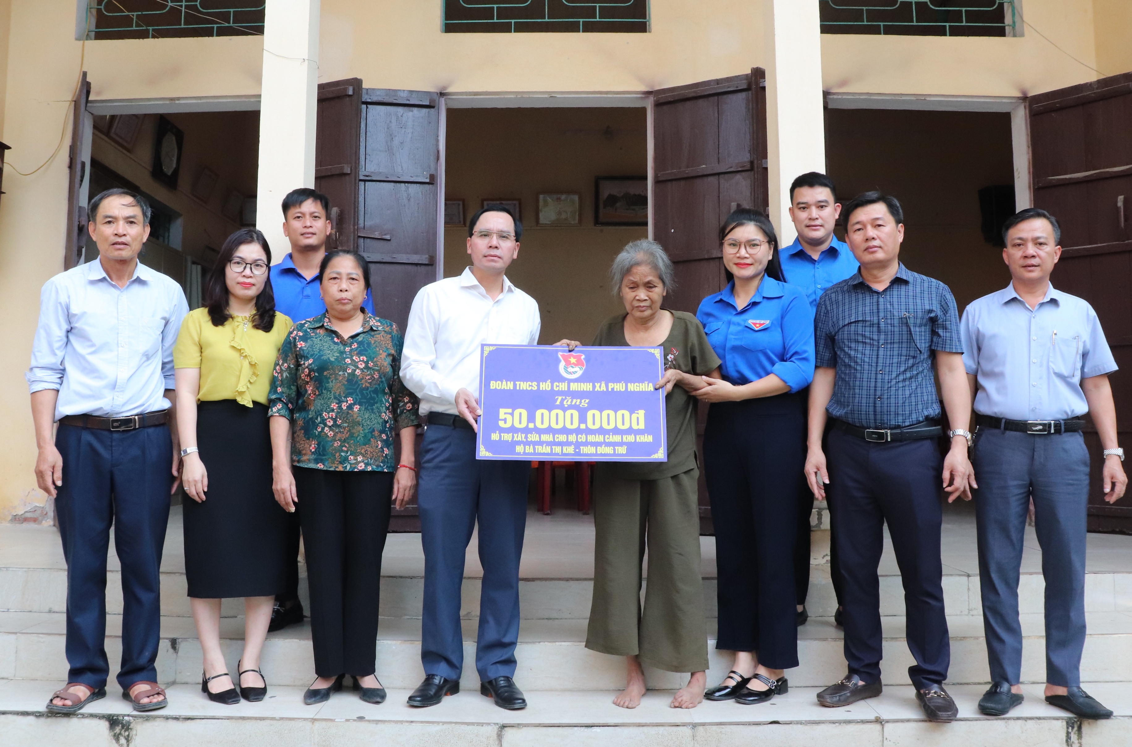 MTTQ và các tổ chức chính trị - xã Phú Nghĩa chung tay hỗ trợ hộ khó khăn sửa chữa nhà ở, lan tỏa tinh thần đại đoàn kết