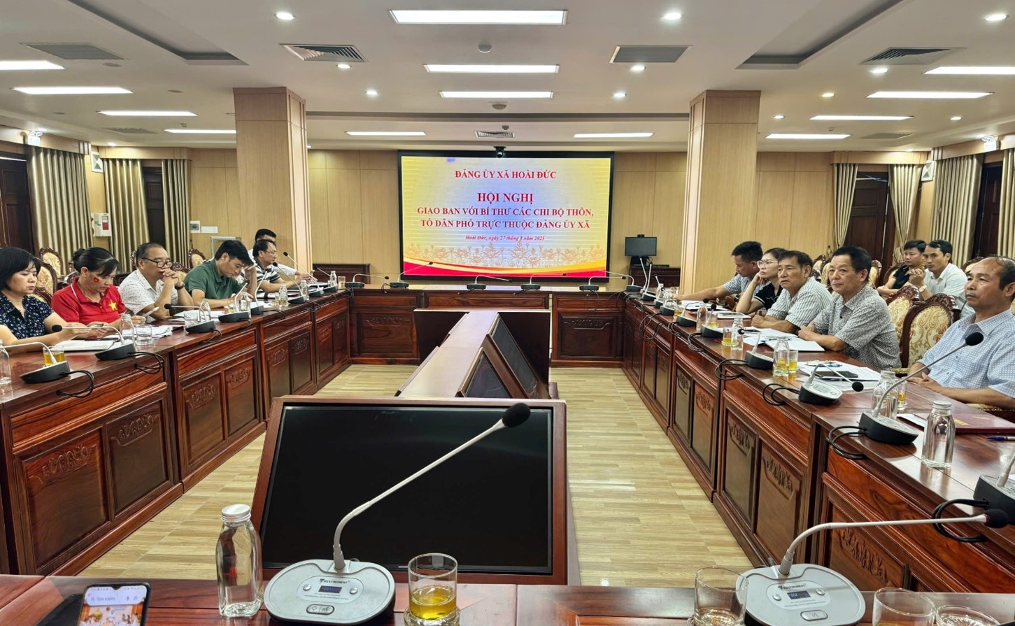 Xã Hoài Đức: Nâng cao hiệu lực lãnh đạo, triển khai đồng bộ nhiệm vụ sau Đại hội Đảng bộ xã lần thứ I