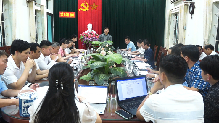 Đảng ủy xã Dân Hòa hoàn thiện công tác chuẩn bị Đại hội lần thứ I, nhiệm kỳ 2025-2030