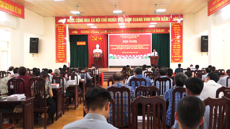 Xã Dân Hòa kiện toàn tổ chức cơ sở Đảng, chuẩn bị Đại hội Đảng bộ lần thứ I nhiệm kỳ 2025-2030