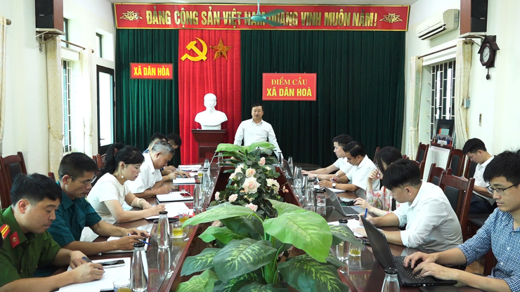 Đảng ủy xã Dân Hòa triển khai công tác chuẩn bị Đại hội Đảng bộ lần thứ I, nhiệm kỳ 2025-2030