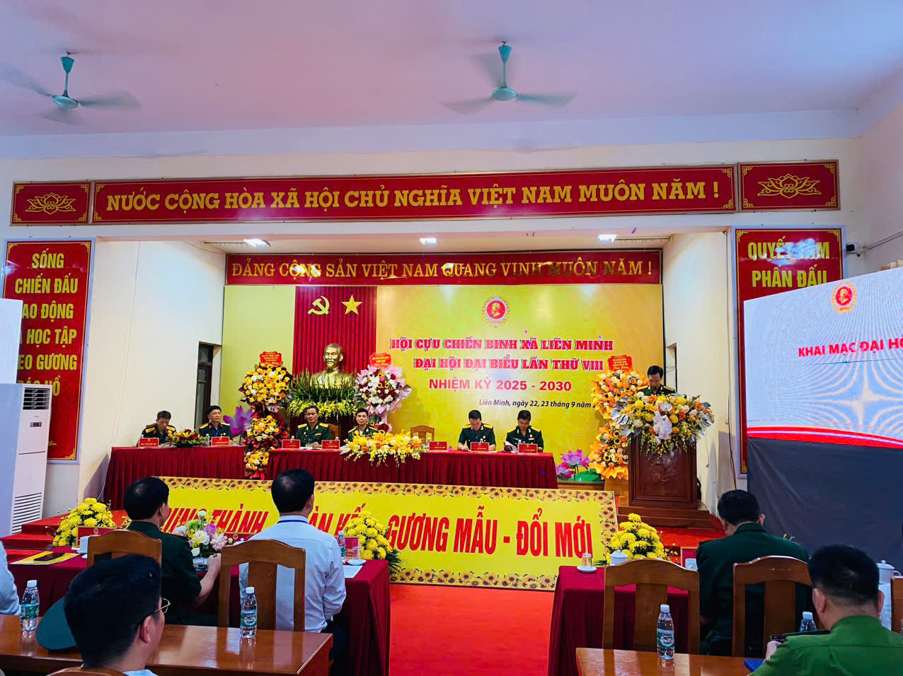 Đại hội đại biểu Hội Cựu chiến binh xã Liên Minh thành công tốt đẹp, mở ra chặng đường mới