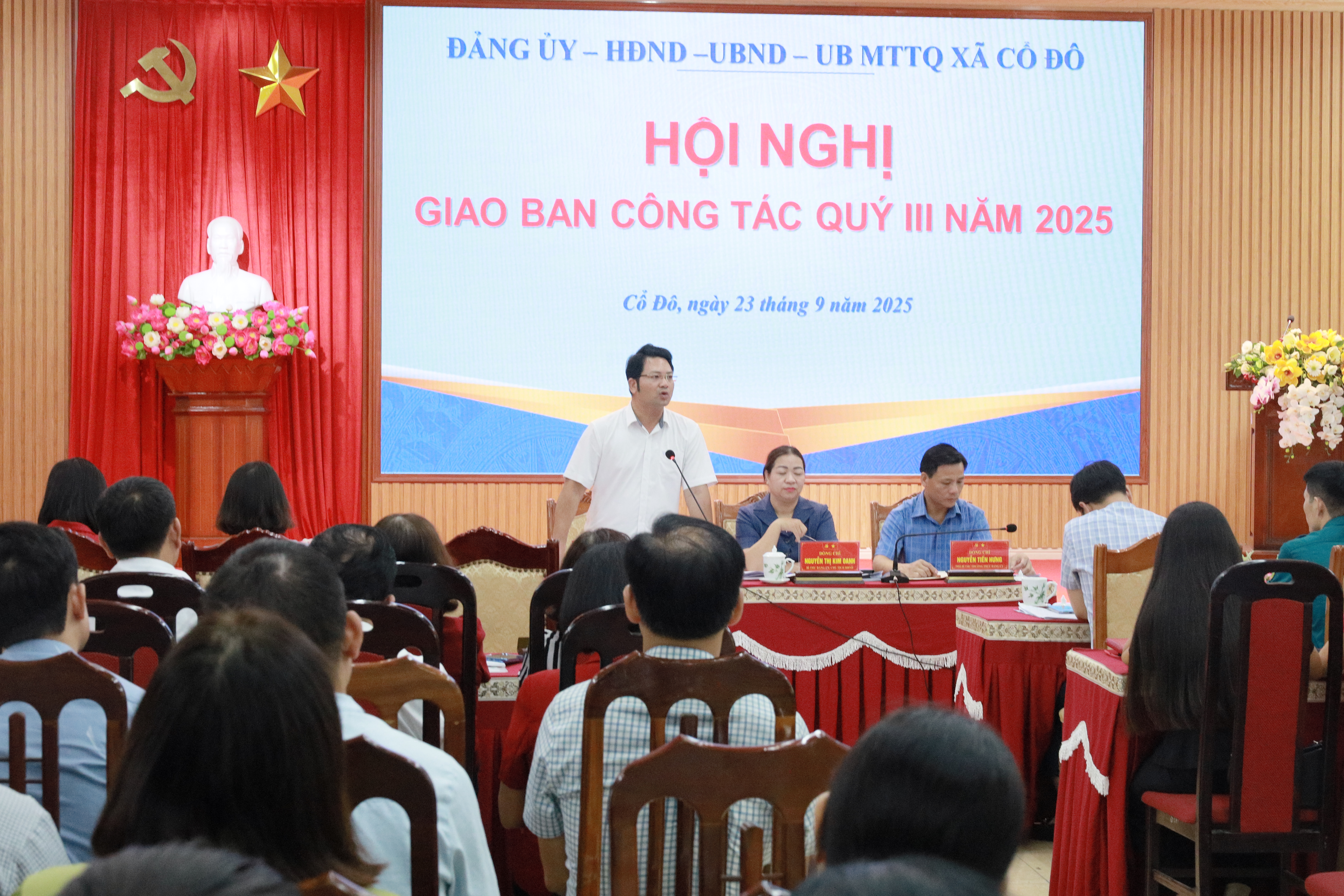 Xã Cổ Đô quyết liệt thực hiện nhiệm vụ trọng tâm, giữ vững ổn định và phát triển trong quý IV năm 2025
