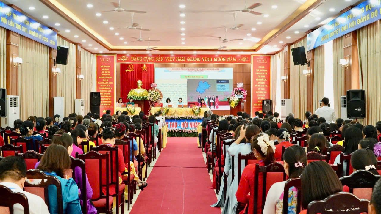 Đại hội đại biểu Phụ nữ xã Phượng Dực lần thứ I nhiệm kỳ 2025 - 2030: Đoàn kết - Sáng tạo - Hội nhập - Phát triển