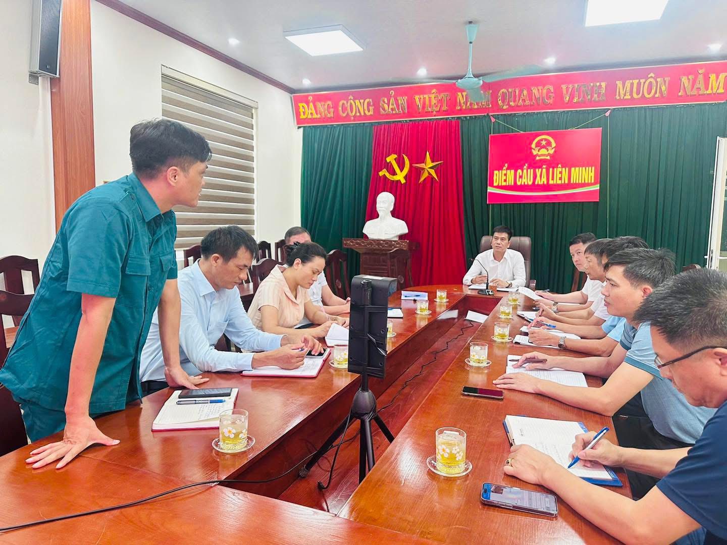 Xã Liên Minh tăng cường các biện pháp ứng phó với cơn bão số 9, bảo đảm an toàn về người và tài sản của nhân dân