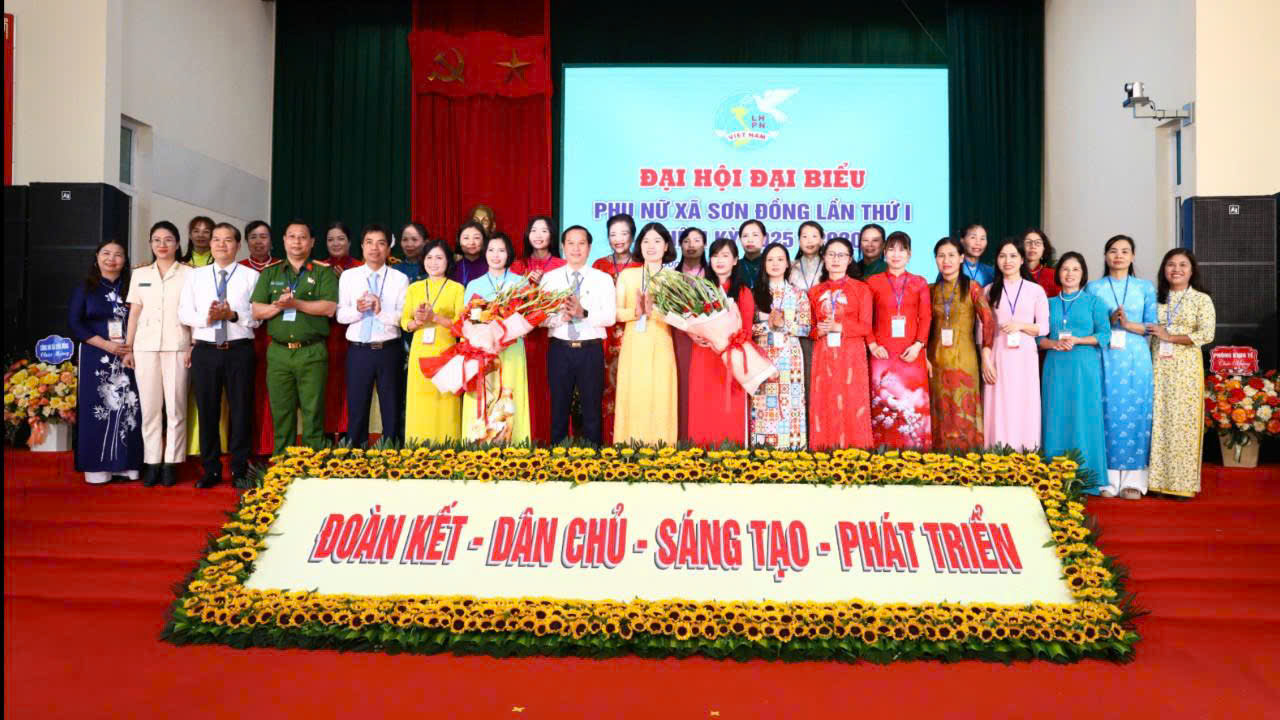 Phụ nữ xã Sơn Đồng phát huy truyền thống, đoàn kết, sáng tạo, xây dựng tổ chức hội vững mạnh