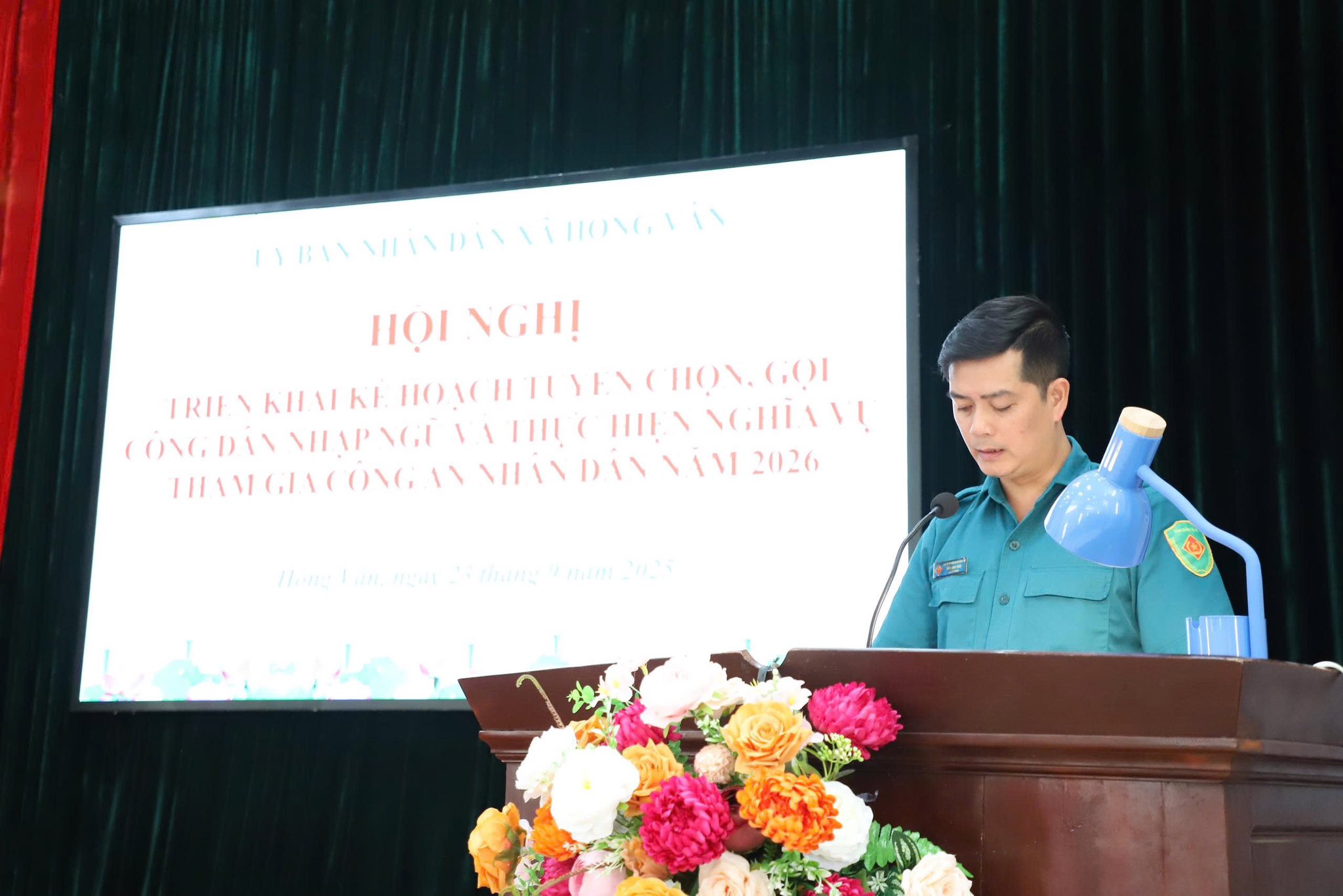 Xã Hồng Vân phấn đấu đạt 100% chỉ tiêu giao quân năm 2026