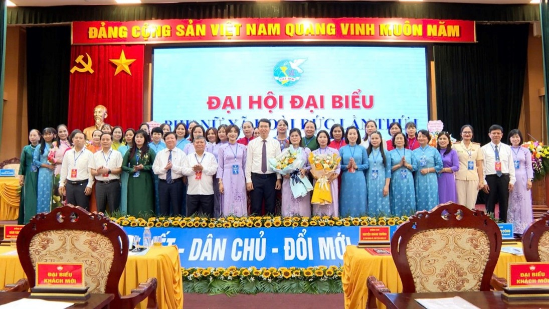Phụ nữ xã Hoài Đức chung sức xây dựng quê hương giàu đẹp, văn minh, hạnh phúc