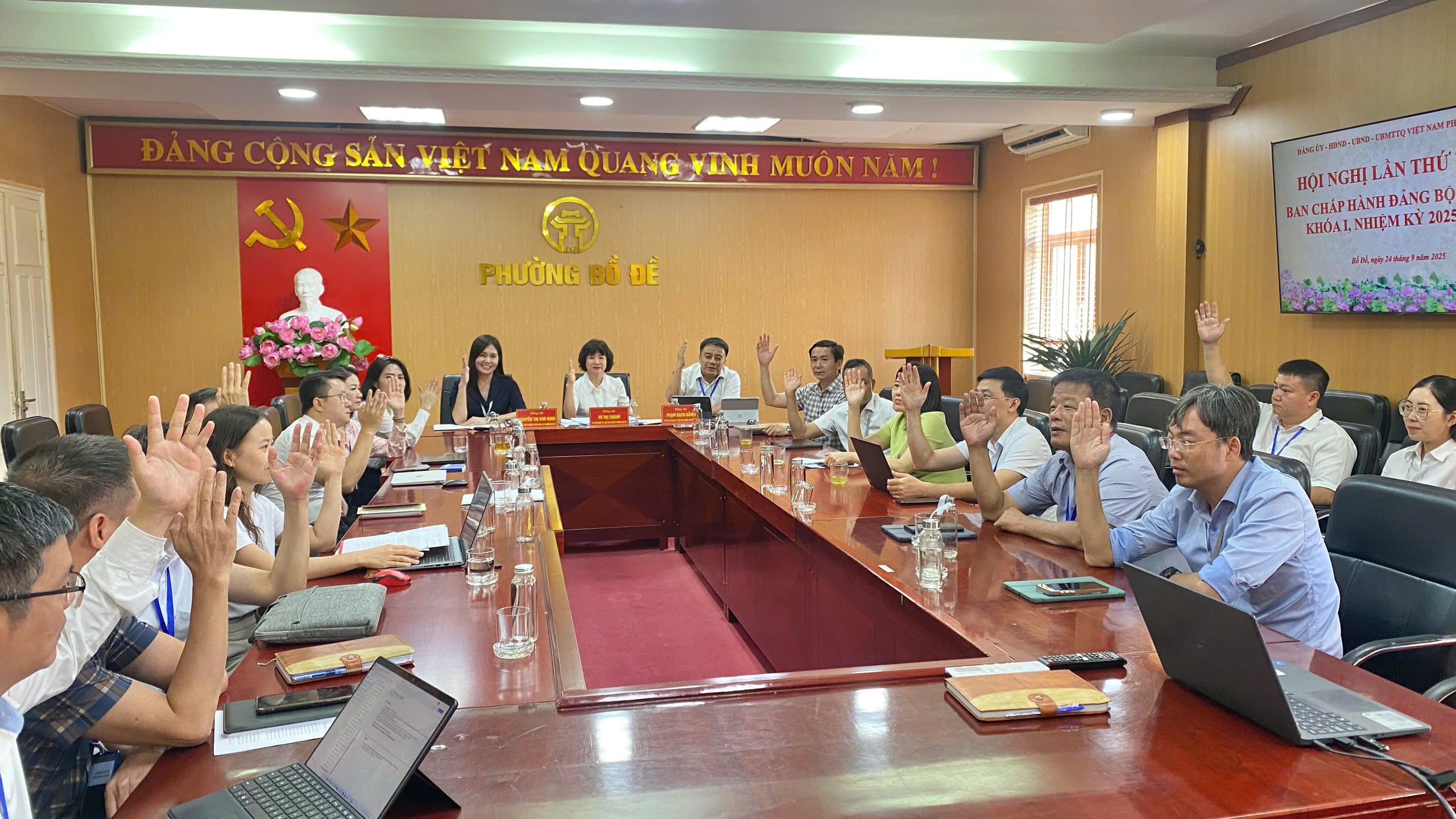 Phường Bồ Đề: Phấn đầu hoàn thành các chỉ tiêu năm 2025, tạo tiền đề cho thực hiện nhiệm vụ năm 2026 