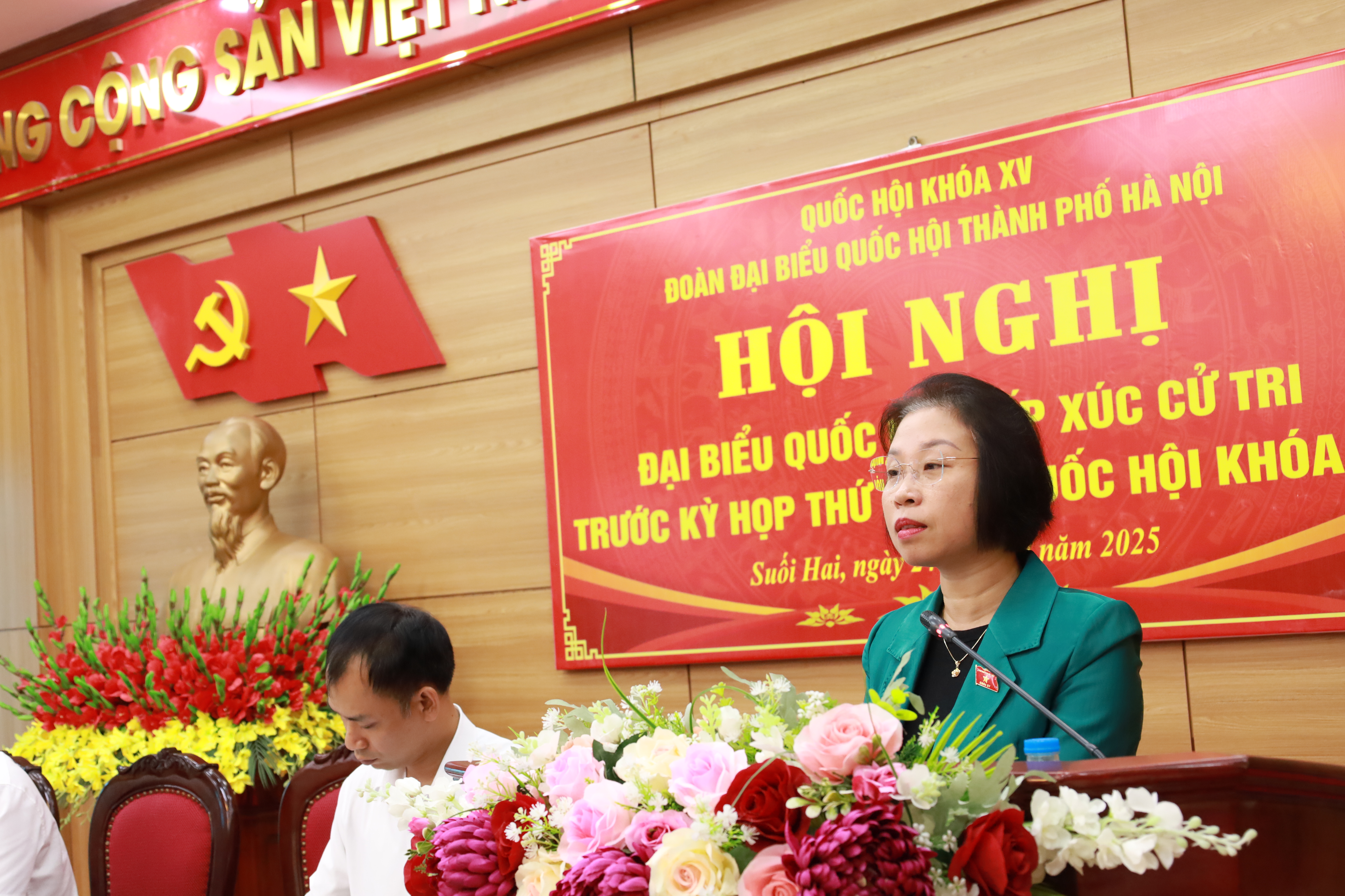 Đoàn đại biểu Quốc hội thành phố Hà Nội - Đơn vị bầu cử số 7 tiếp xúc cử tri trước kỳ họp thứ mười, Quốc hội khóa XV