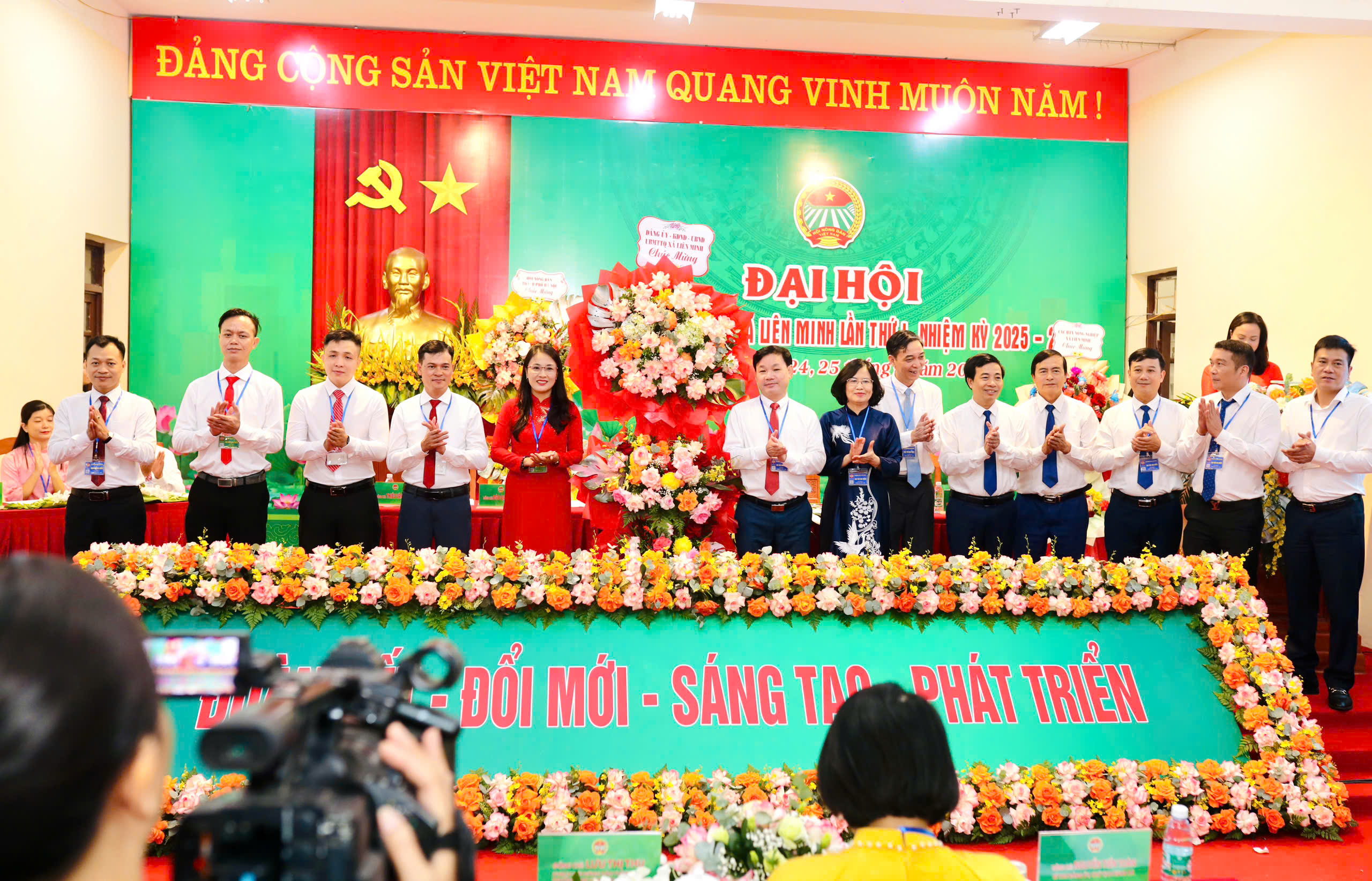 Hội Nông dân xã Liên Minh tổ chức thành công Đại hội lần thứ I, nhiệm kỳ 2025 - 2030