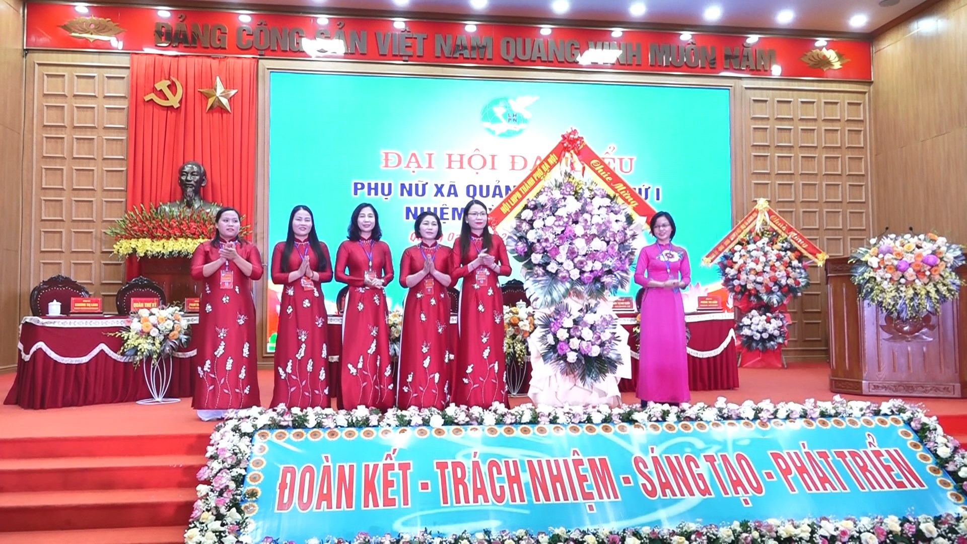Đại hội đại biểu lần thứ I Hội LHPN xã Quảng Oai: Khơi dậy khát vọng vươn lên của phụ nữ
