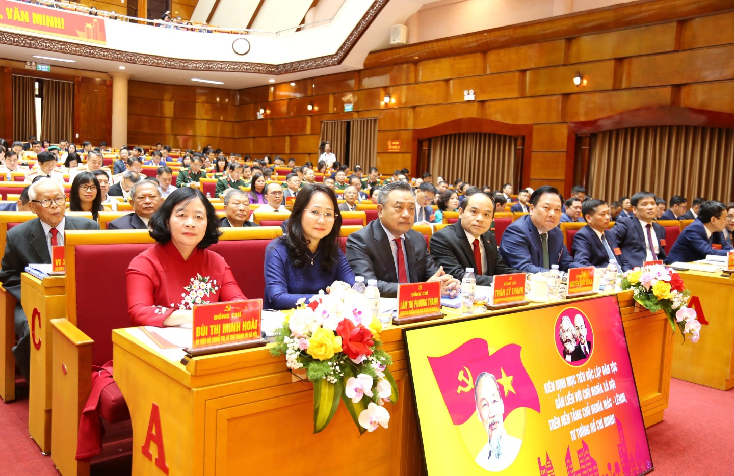 Đồng chí Bùi Thị Minh Hoài dự và phát biểu chỉ đạo Đại hội Đảng bộ tỉnh Lạng Sơn lần thứ XVIII
