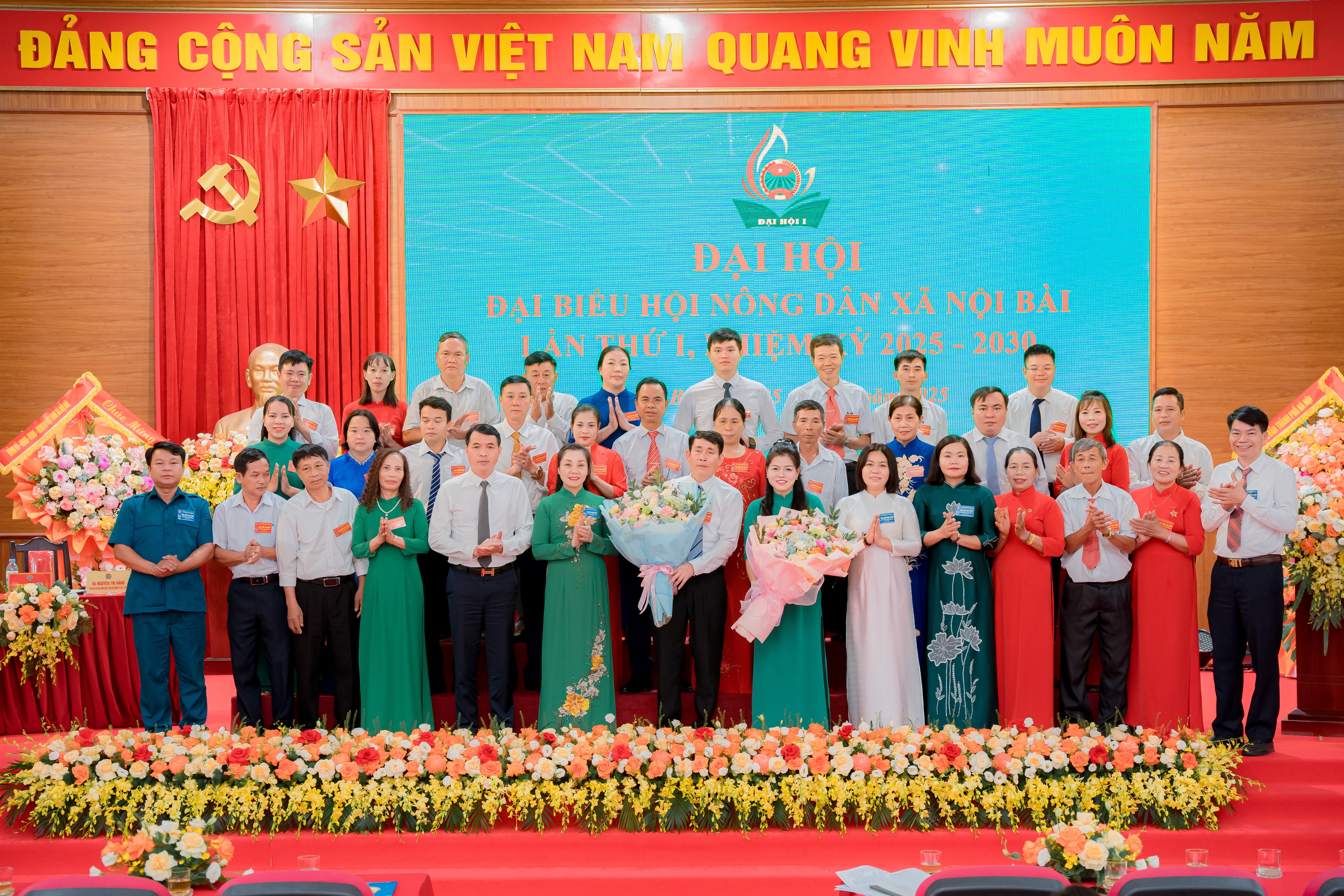 Đại hội đại biểu Hội Nông dân xã Nội Bài lần thứ I, nhiệm kỳ 2025-2030: "Đoàn kết - Đổi mới - Hành động - Hợp tác - Phát triển"