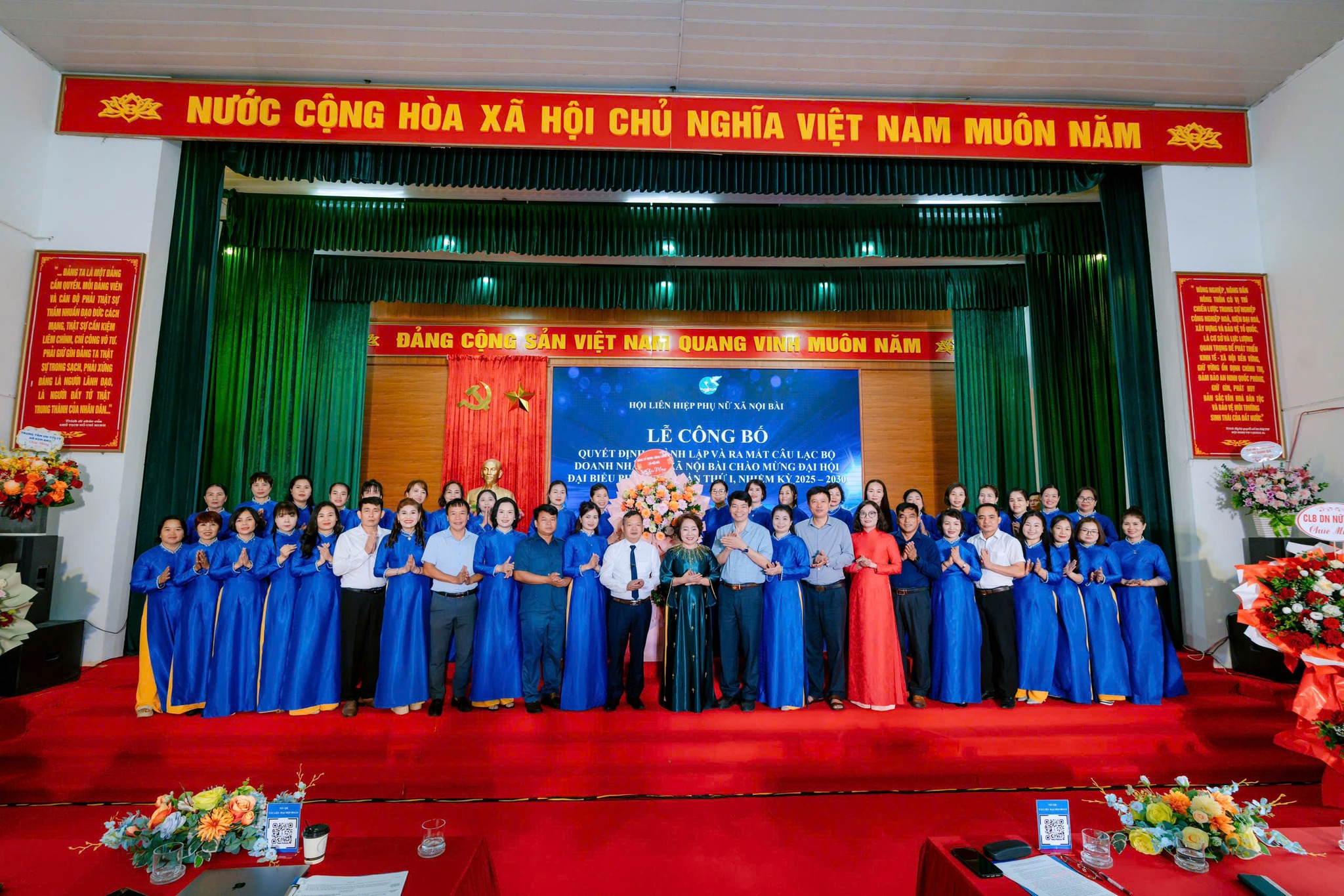 Lễ công bố và ra mắt câu lạc bộ doanh nhân nữ xã Nội Bài