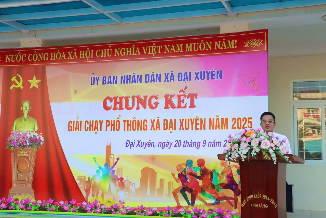 Xã Đại Xuyên tổ chức thành công Giải chạy phổ thông năm 2025: Ươm mầm tinh thần thể thao, hướng tới Giải chạy Báo Hànộimới