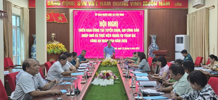 Xã Vân Đình phấn đấu hoàn thành tốt công tác tuyển chọn và gọi công dân nhập ngũ năm 2026