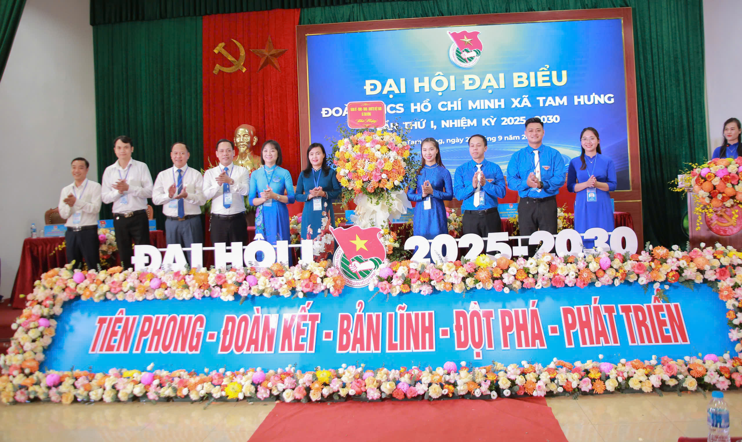 Đại hội Đoàn xã Tam Hưng lần thứ I: Khát vọng tuổi trẻ, bản lĩnh vươn xa