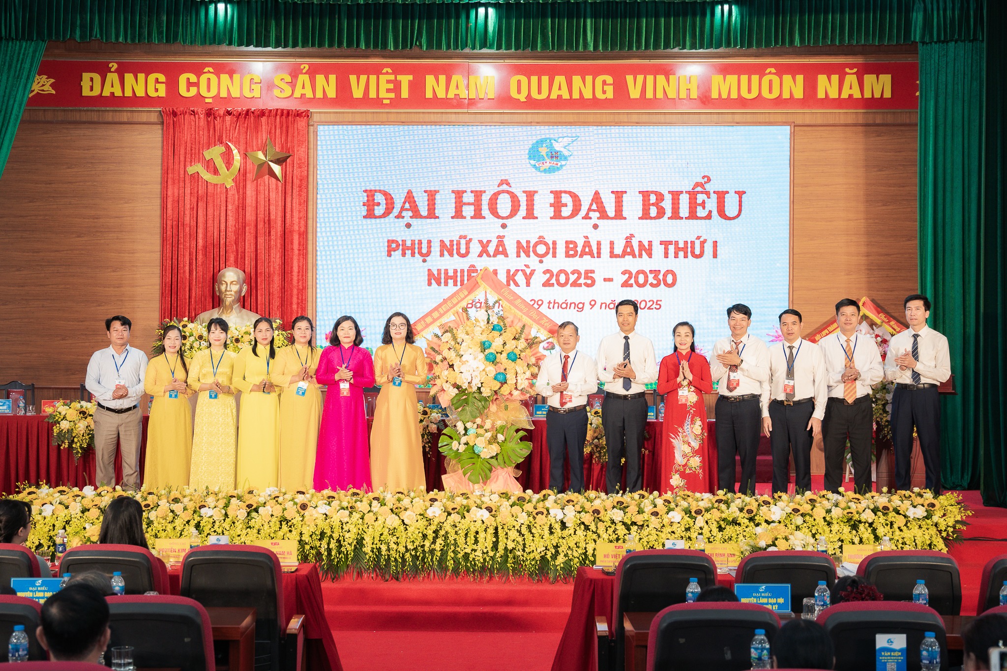 Đại hội đại biểu Phụ nữ xã Nội Bài lần thứ I, nhiệm kỳ 2025 - 2030 thành công tốt đẹp