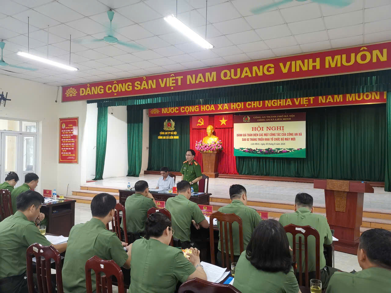 Công an xã Liên Minh giữ vững an ninh trật tự, đẩy mạnh chuyển đổi số phục vụ nhân dân