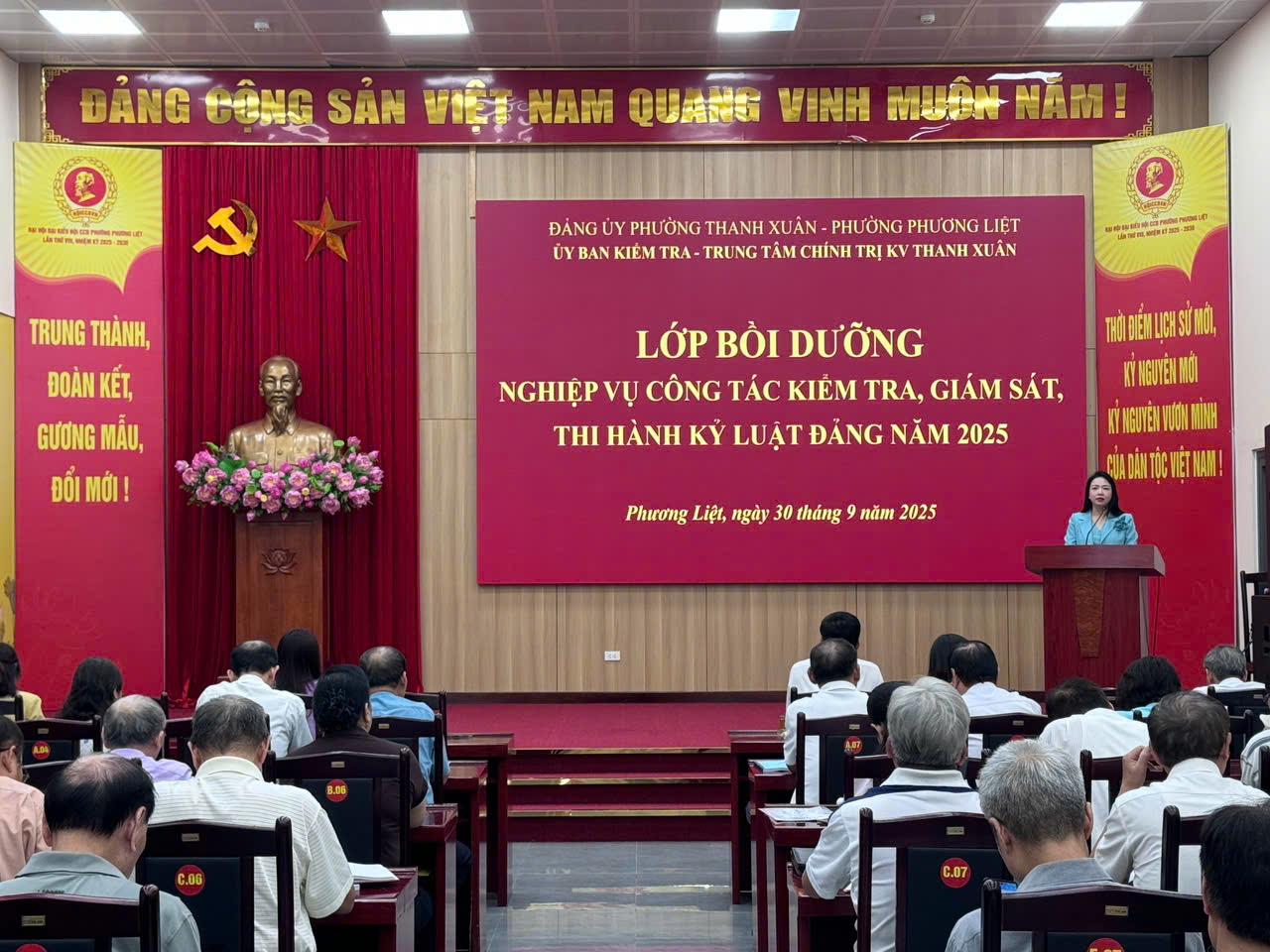 Phường Phương Liệt đổi mới và nâng cao chất lượng, hiệu quả hoạt động kiểm tra, giám sát của Đảng bộ 