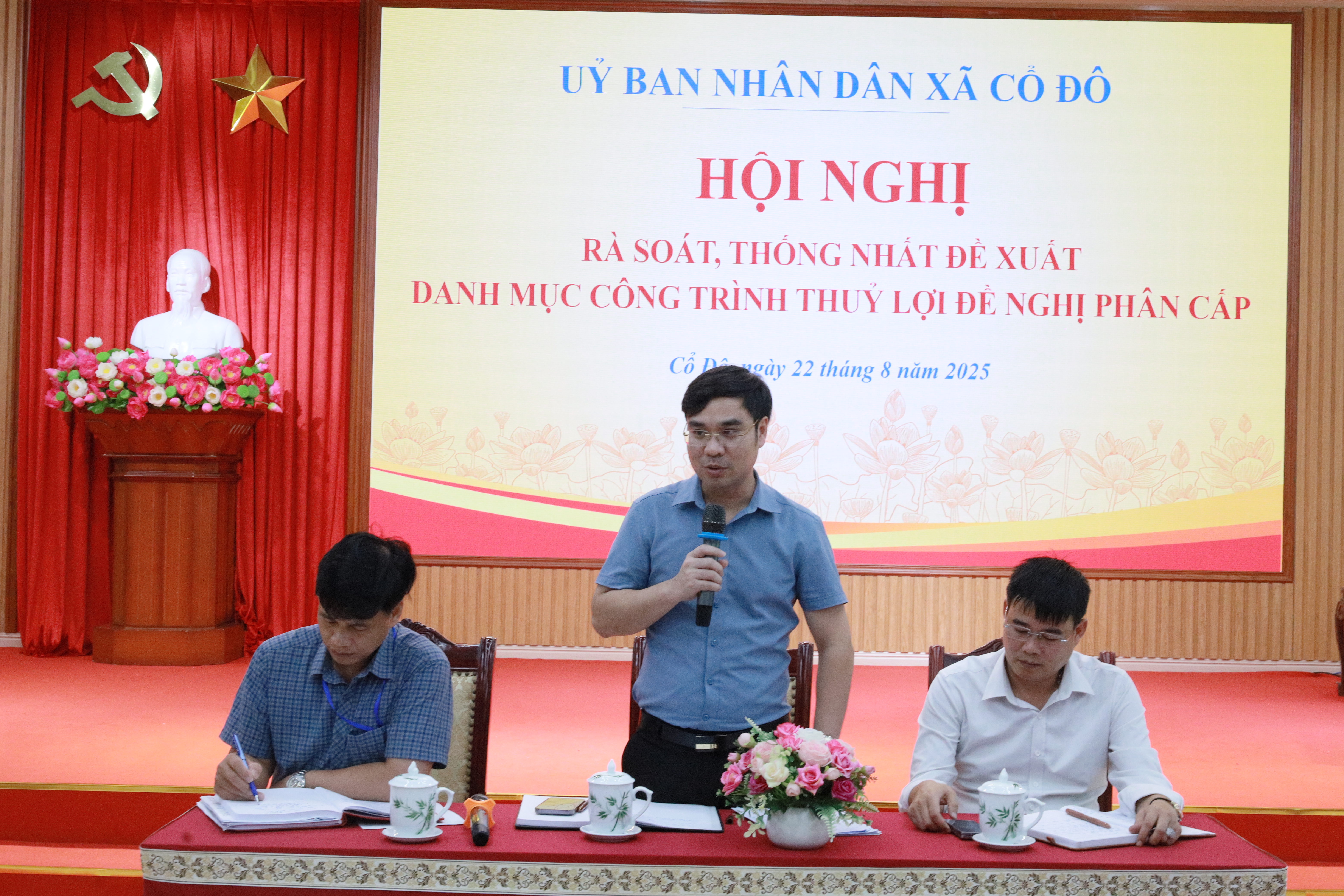 Tăng cường phối hợp quản lý thủy lợi, bảo đảm sản xuất nông nghiệp bền vững tại xã Cổ Đô