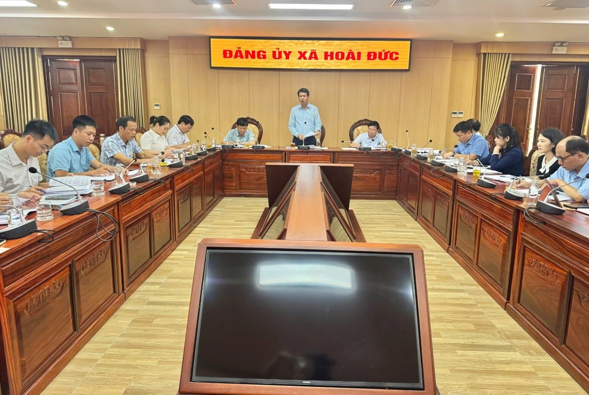 Hội nghị Ban Chấp hành Đảng bộ xã Hoài Đức lần thứ 2: Thảo luận nghị quyết chuyên đề và công tác nhân sự