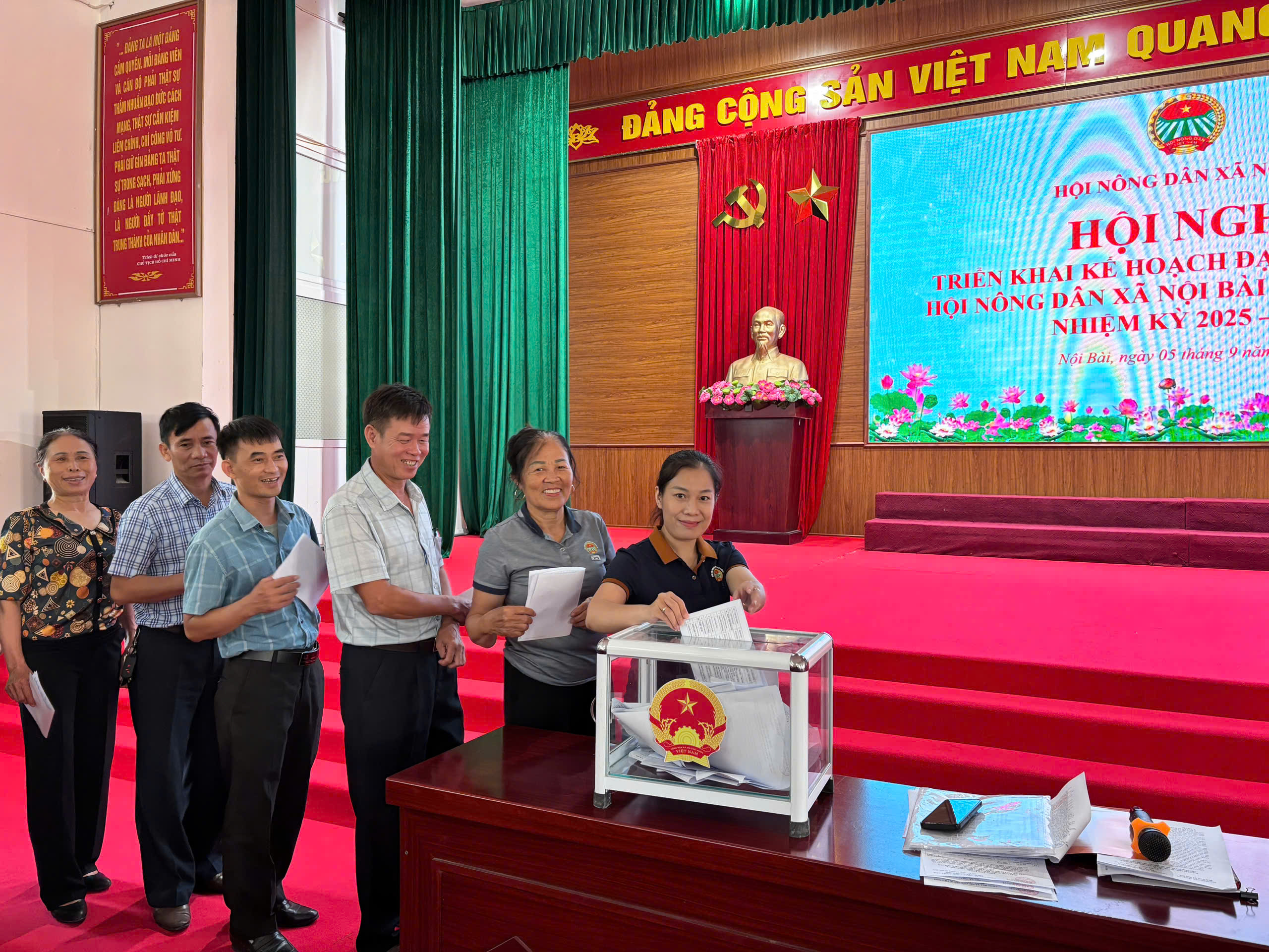 Xã Nội Bài chuẩn bị tổ chức Đại hội Hội Nông dân lần thứ I, nhiệm kỳ 2025-2030