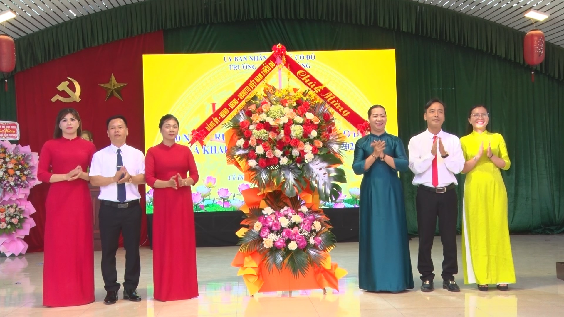 Xã Cổ Đô rộn ràng khai giảng năm học mới: Lan tỏa khí thế, vun đắp niềm tin