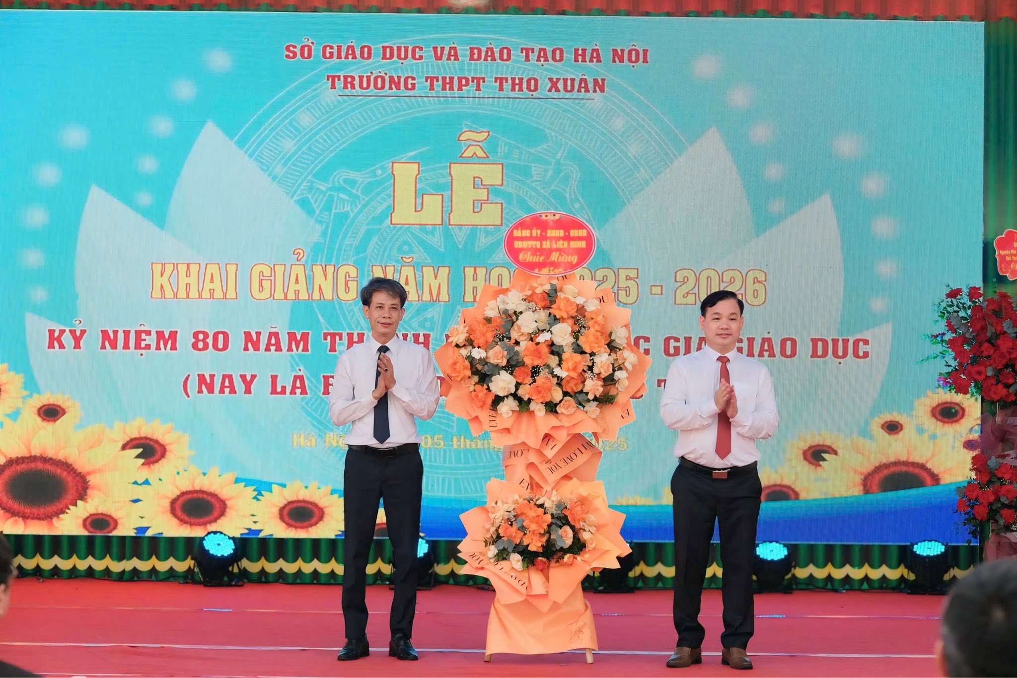 Xã Liên Minh: Khai giảng năm học mới gắn với mô hình “Em nuôi của Đoàn”