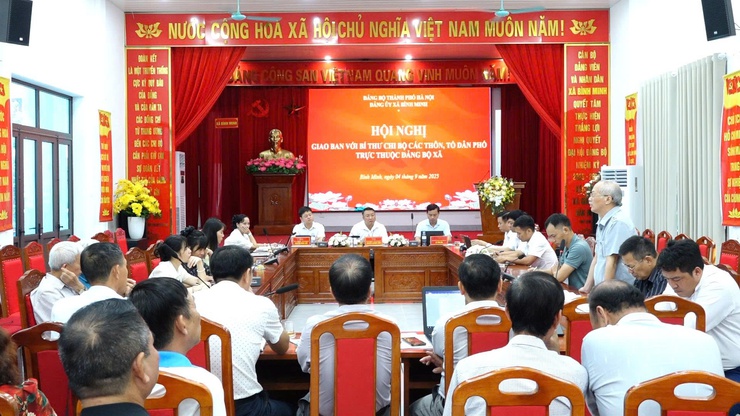 Xã Bình Minh tăng tốc thực hiện nghị quyết, quyết tâm xây dựng Đảng bộ trong sạch, vững mạnh