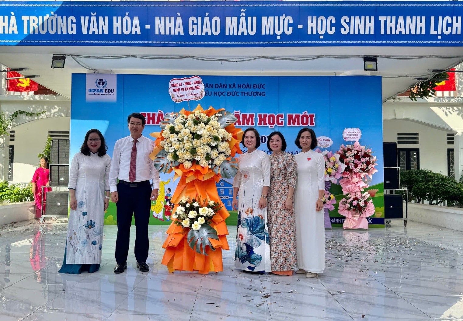 Xã Hoài Đức: Hơn 16.000 học sinh náo nức bước vào năm học mới trong dấu ấn đặc biệt