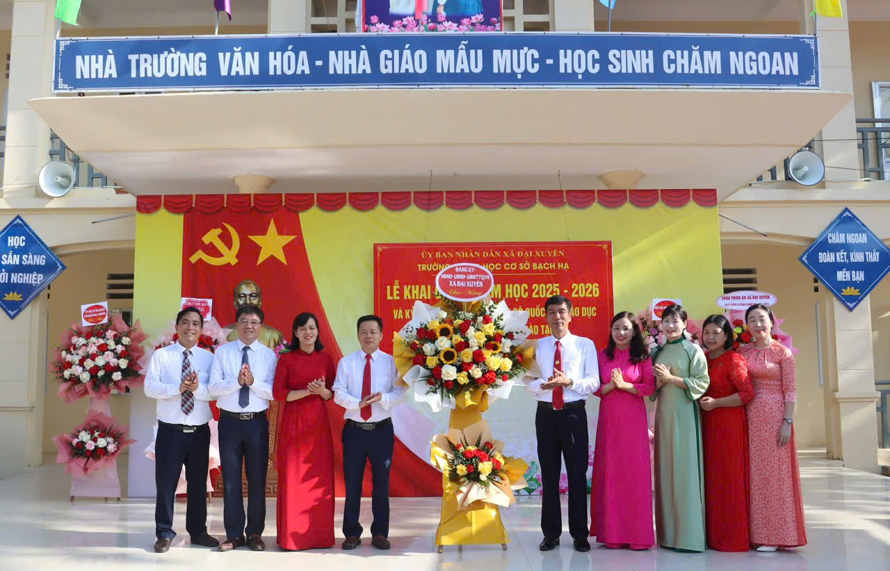 Xã Đại Xuyên khai giảng năm học mới trong khí thế “Kỷ cương - Sáng tạo - Đột phá - Phát triển”