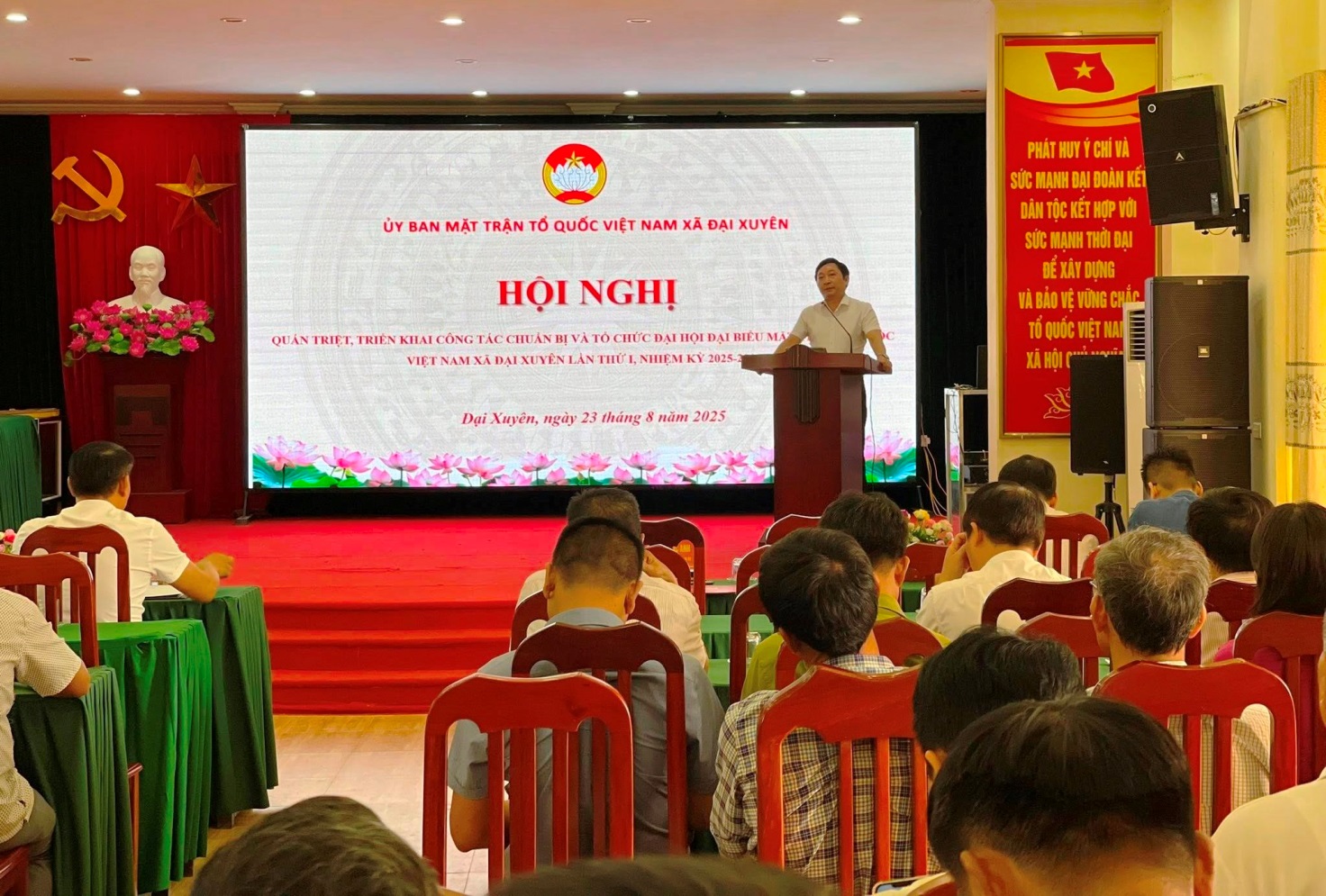  Xã Đại Xuyên tập trung lãnh đạo, chỉ đạo công tác chuẩn bị Đại hội MTTQ Việt Nam lần thứ I, nhiệm kỳ 2025-2030: Đoàn kết và phát triển