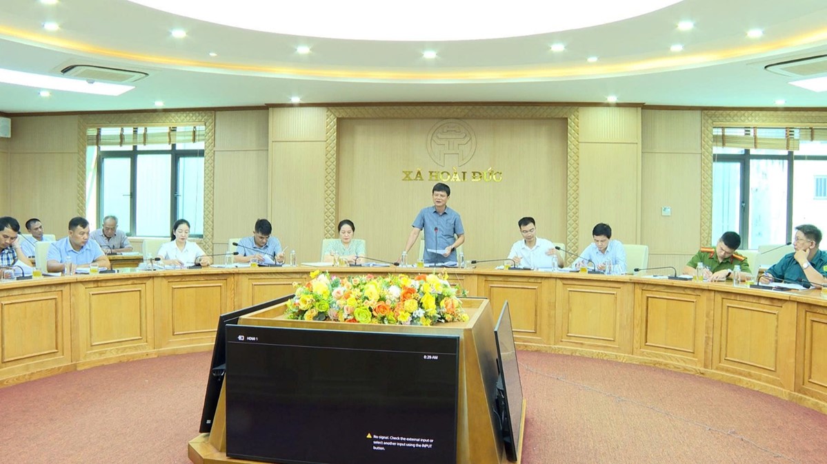 Xã Hoài Đức triển khai kế hoạch bầu cử Trưởng thôn, Tổ trưởng tổ dân phố nhiệm kỳ 2025-2028