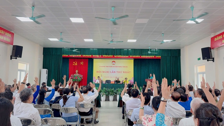 Ra mắt Ủy ban MTTQ Việt Nam phường Tương Mai: Phát huy vai trò trung tâm khối đại đoàn kết toàn dân tộc
