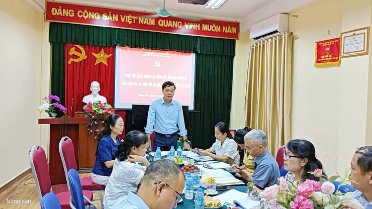 Đảng ủy phường Tương Mai tăng cường bám sát cơ sở, củng cố sức mạnh chính trị sau sáp nhập