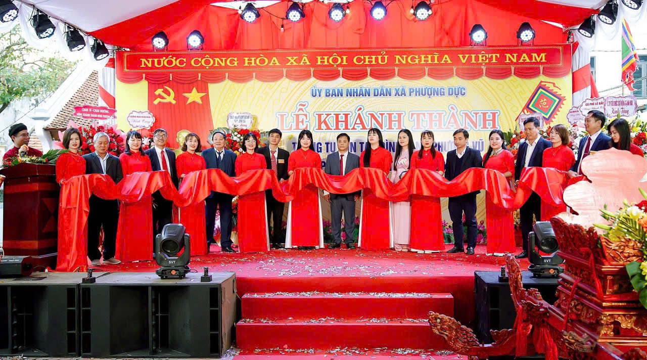 Khánh thành tu bổ, tôn tạo đình Phượng Vũ - điểm nhấn bảo tồn di sản văn hóa ở xã Phượng Dực