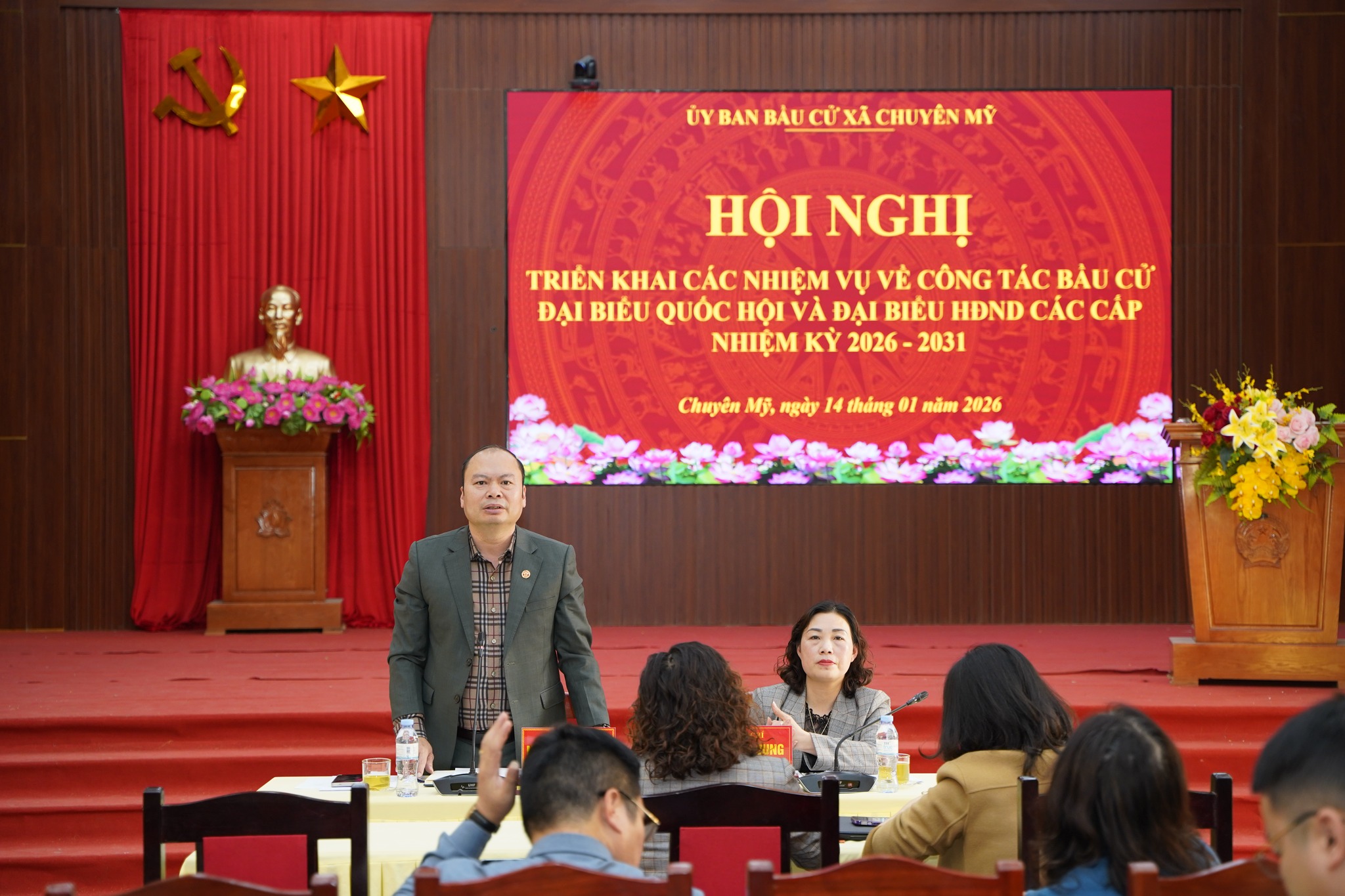 Xã Chuyên Mỹ chủ động hoàn thiện các khâu then chốt, bảo đảm tiến độ bầu cử nhiệm kỳ 2026-2031