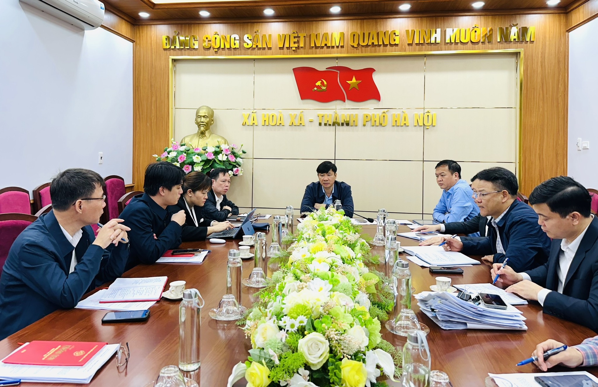 Xã Hòa Xá rà soát, bổ sung quy hoạch cán bộ nhiệm kỳ 2025-2030, 2026-2031