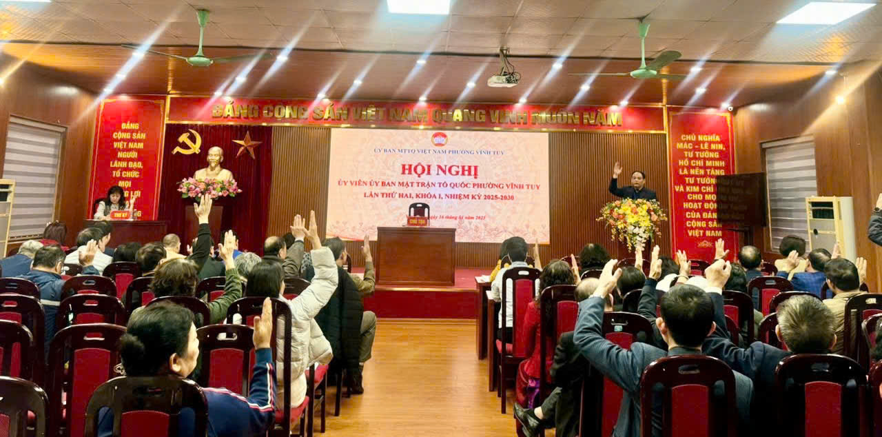 Phường Vĩnh Tuy hiệp thương cử bổ sung Phó Chủ tịch Ủy ban MTTQ Việt Nam phường khóa I