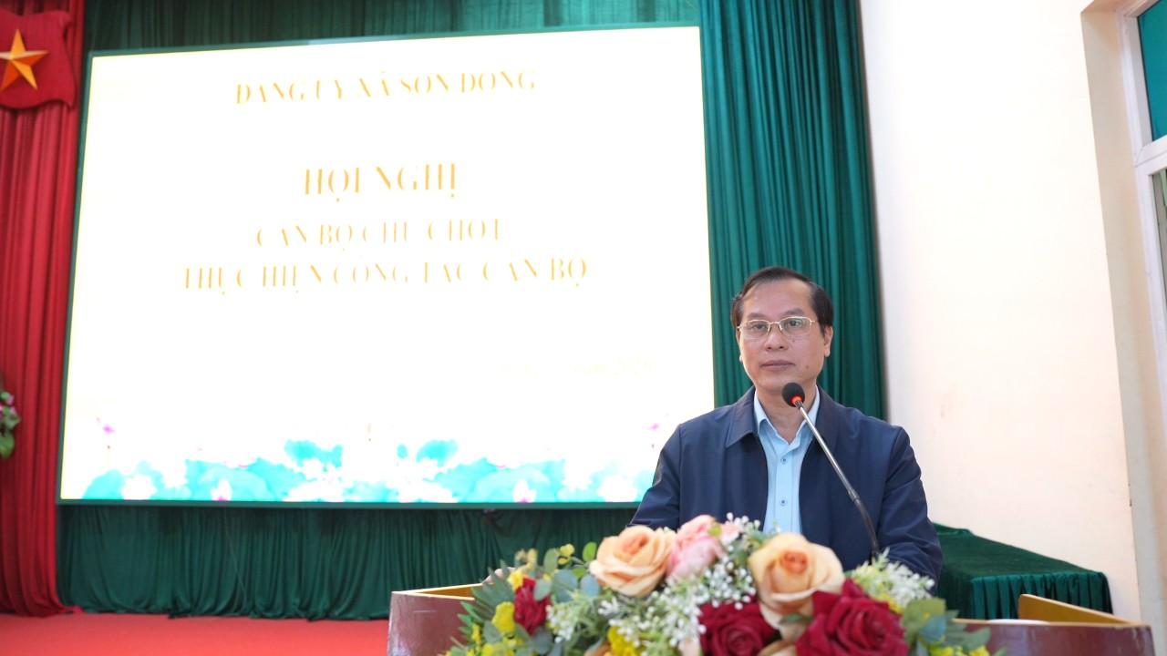 Đảng ủy xã Sơn Đồng triển khai công tác cán bộ, chuẩn bị nhân sự cho hai nhiệm kỳ 2025-2030, 2026-2031