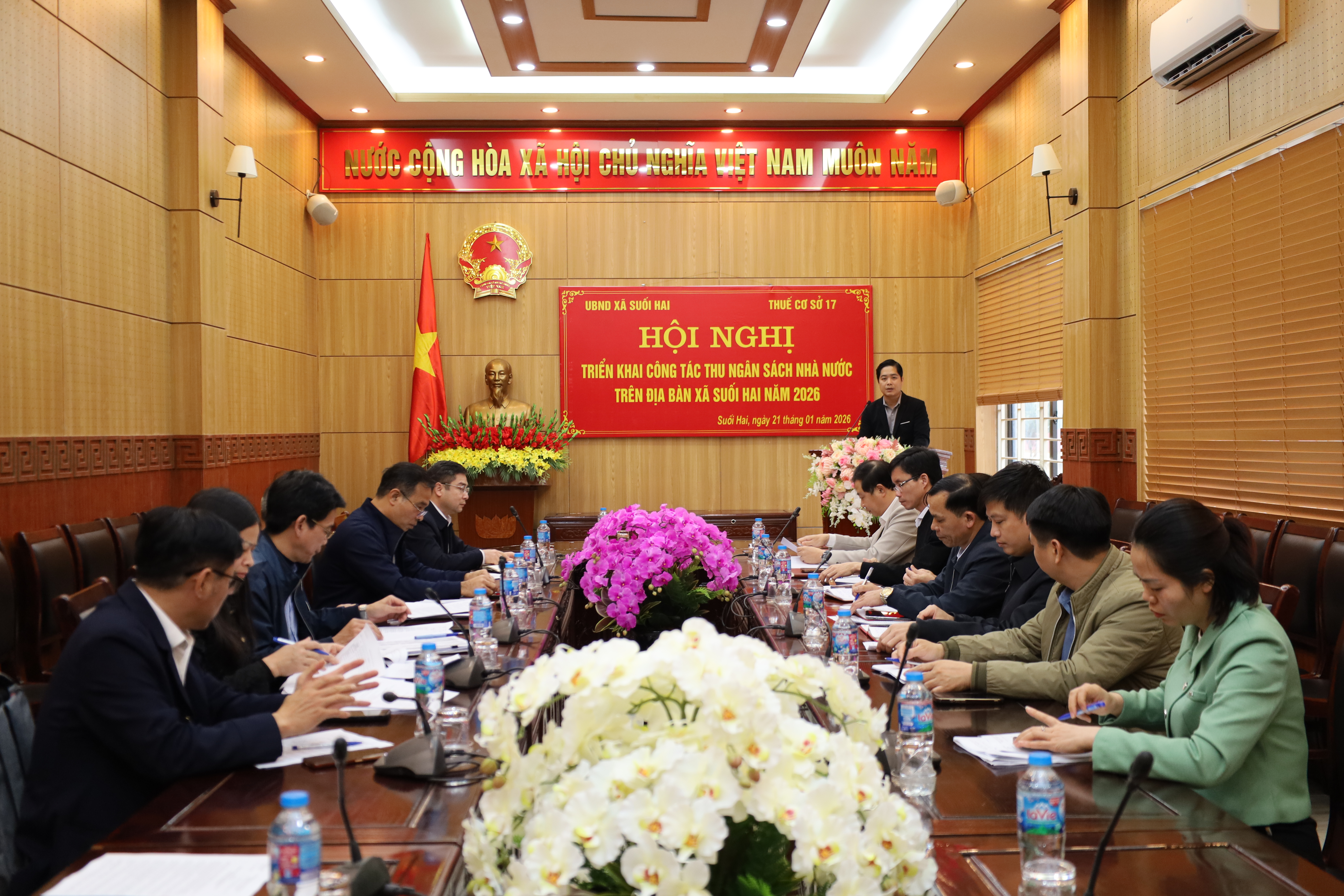 Xã Suối Hai triển khai đồng bộ giải pháp thu ngân sách năm 2026, phấn đấu hoàn thành và vượt dự toán
